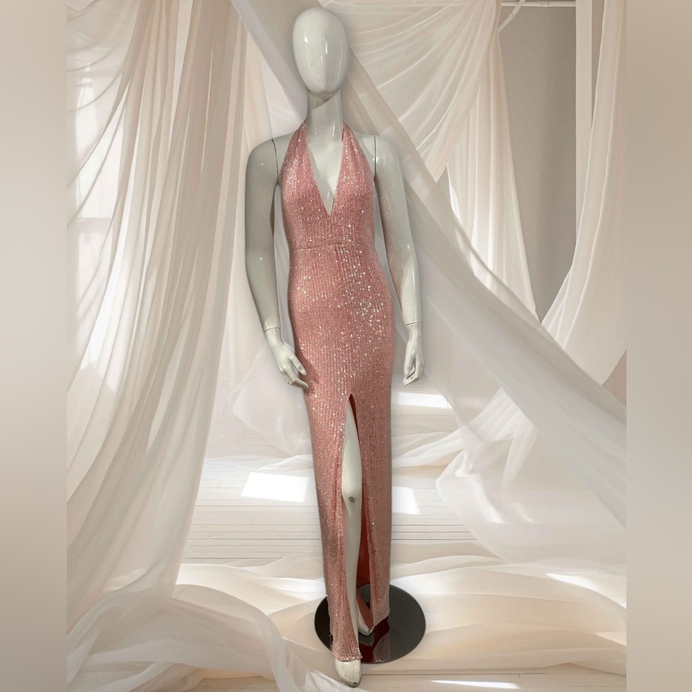 JAYGODFREY Pink Sequin Dress